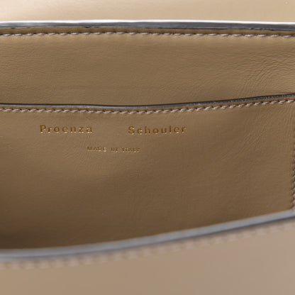 Proenza Schouler Calfskin PS11 Small Saddle Bag Light Taupe 6 of 9