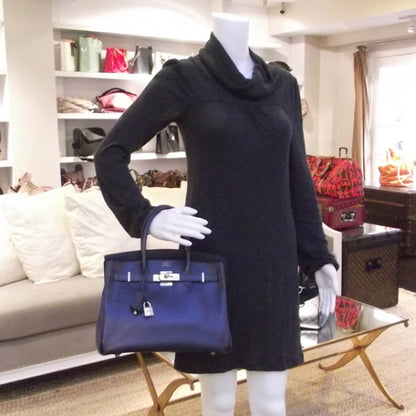 Hermes Swift Leather Birkin 30 Navy 2 of 12