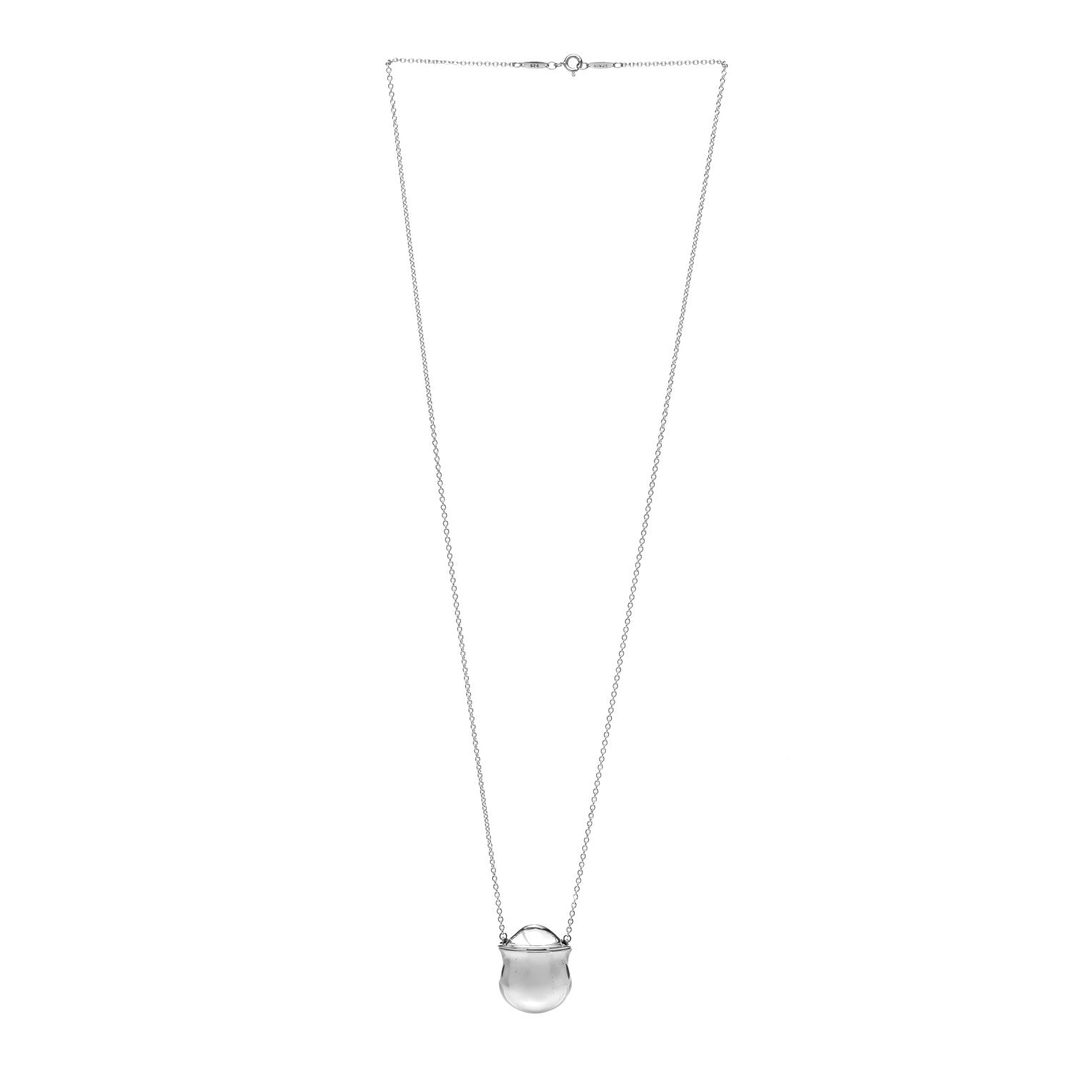Tiffany Sterling Silver Elsa Peretti Bottle Inro Pendant Necklace 3 of 6