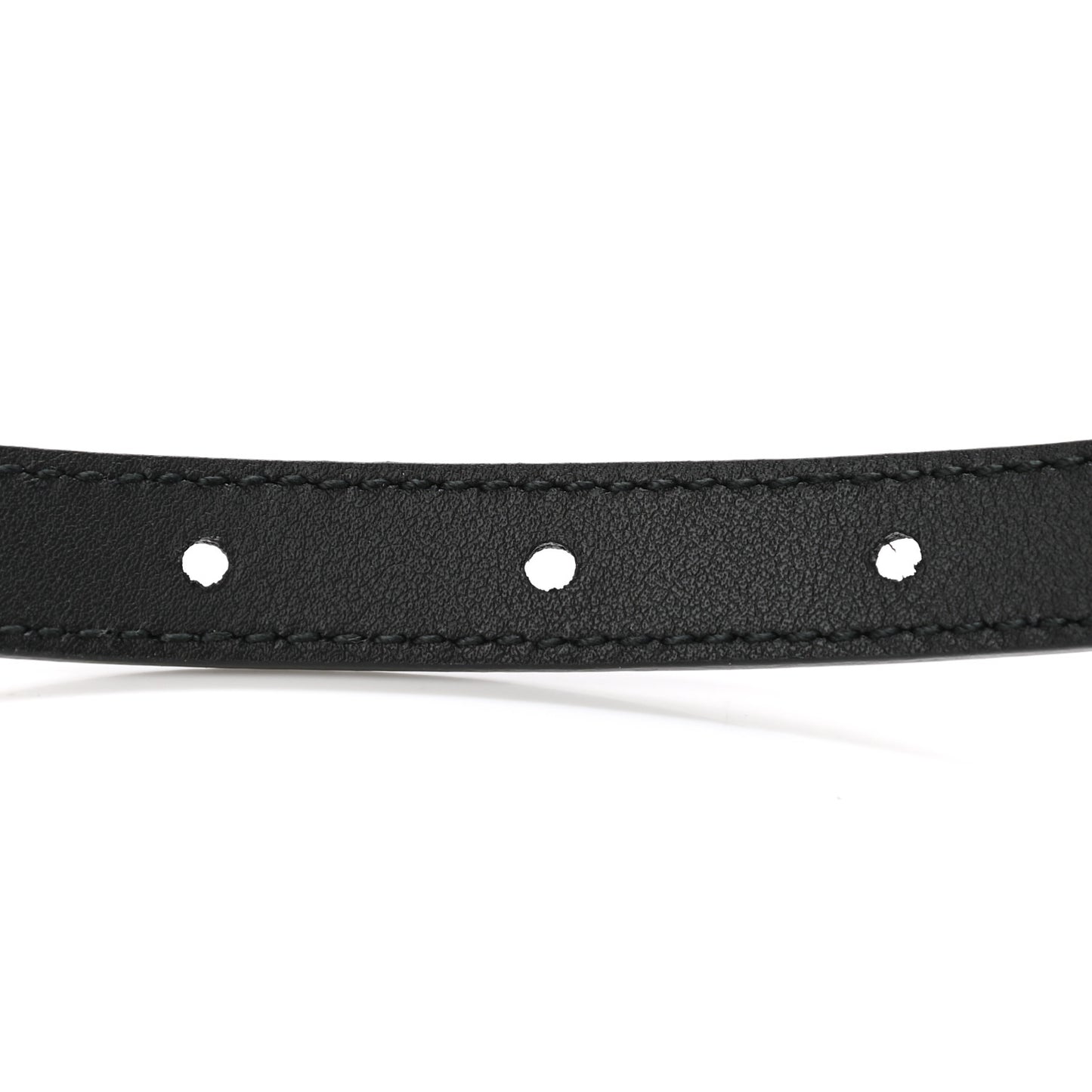 Skipper Calfskin Enamel GG 15mm Belt 75 30 Black
