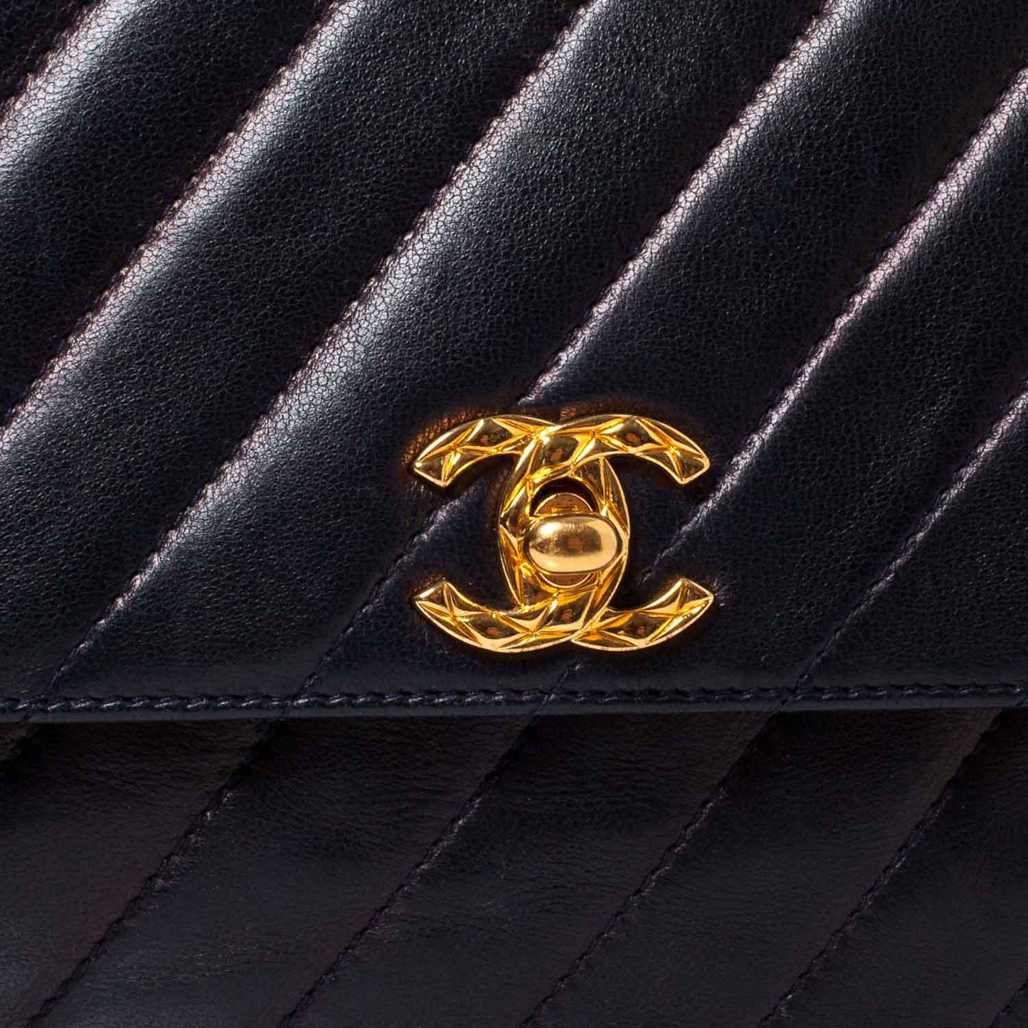 Lambskin Tassel Camera Case Navy