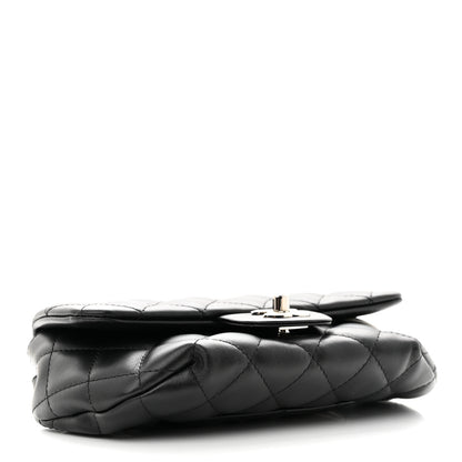 Chanel Calfskin Quilted CC Uniform Flap Belt Bag Black 4 of 10