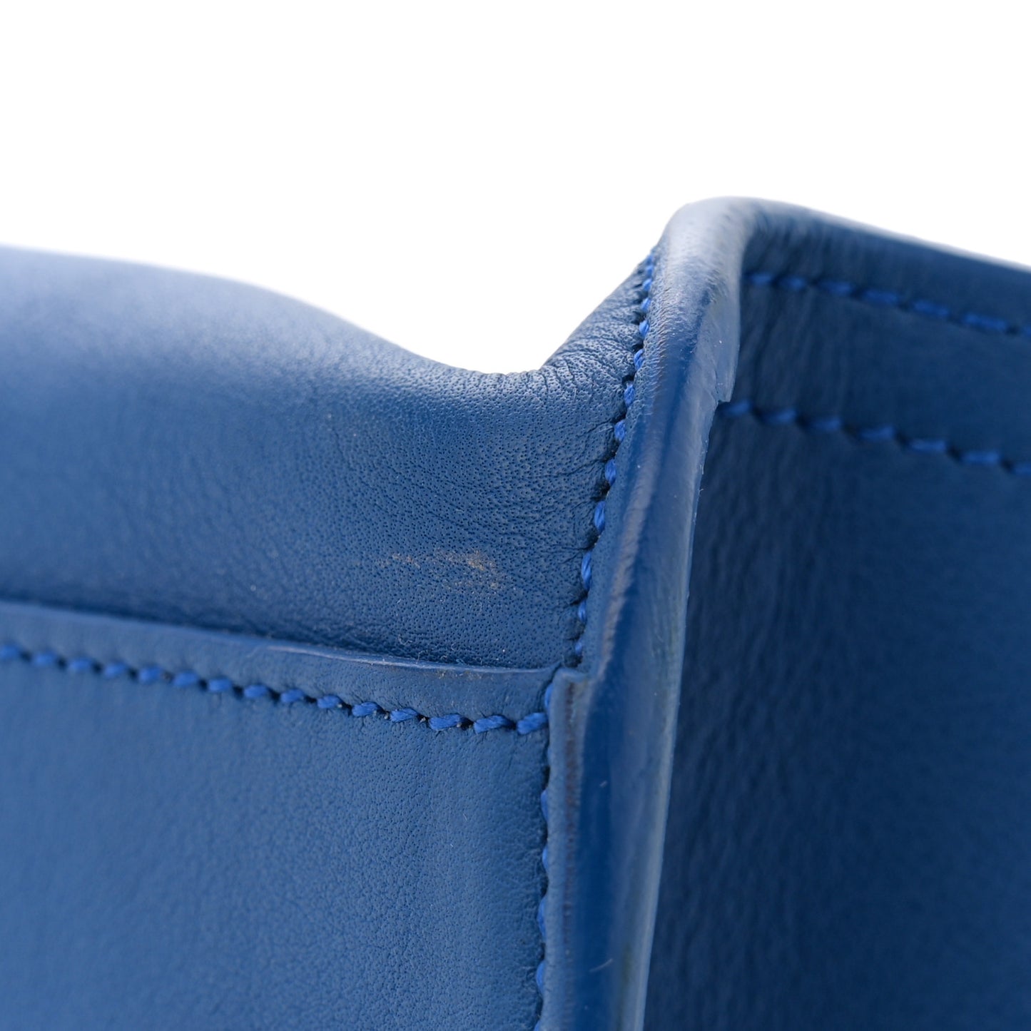 Calfskin Small Classic Y Cabas Royal Blue
