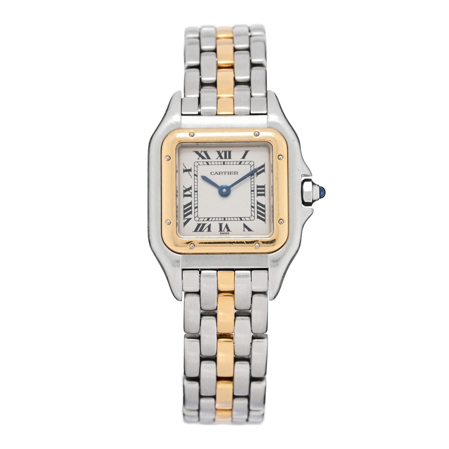 Cartier Stainless Steel 18K Yellow Gold 22mm Panthere Quartz Watch 1 of 5