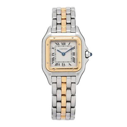 Cartier Stainless Steel 18K Yellow Gold 22mm Panthere Quartz Watch 1 of 5
