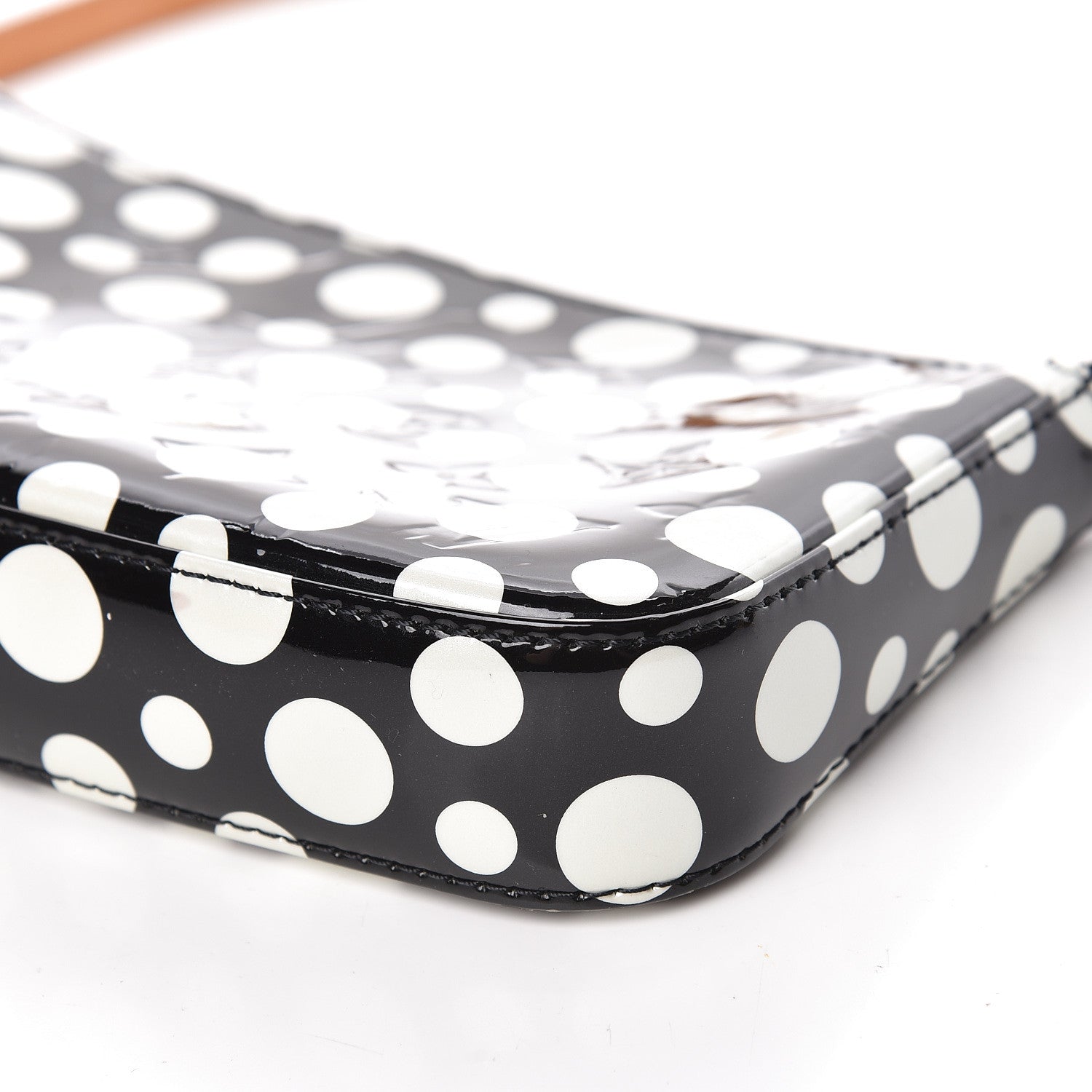 Louis Vuitton Vernis Kusama Infinity Dots Pochette Accessories Black 10 of 10