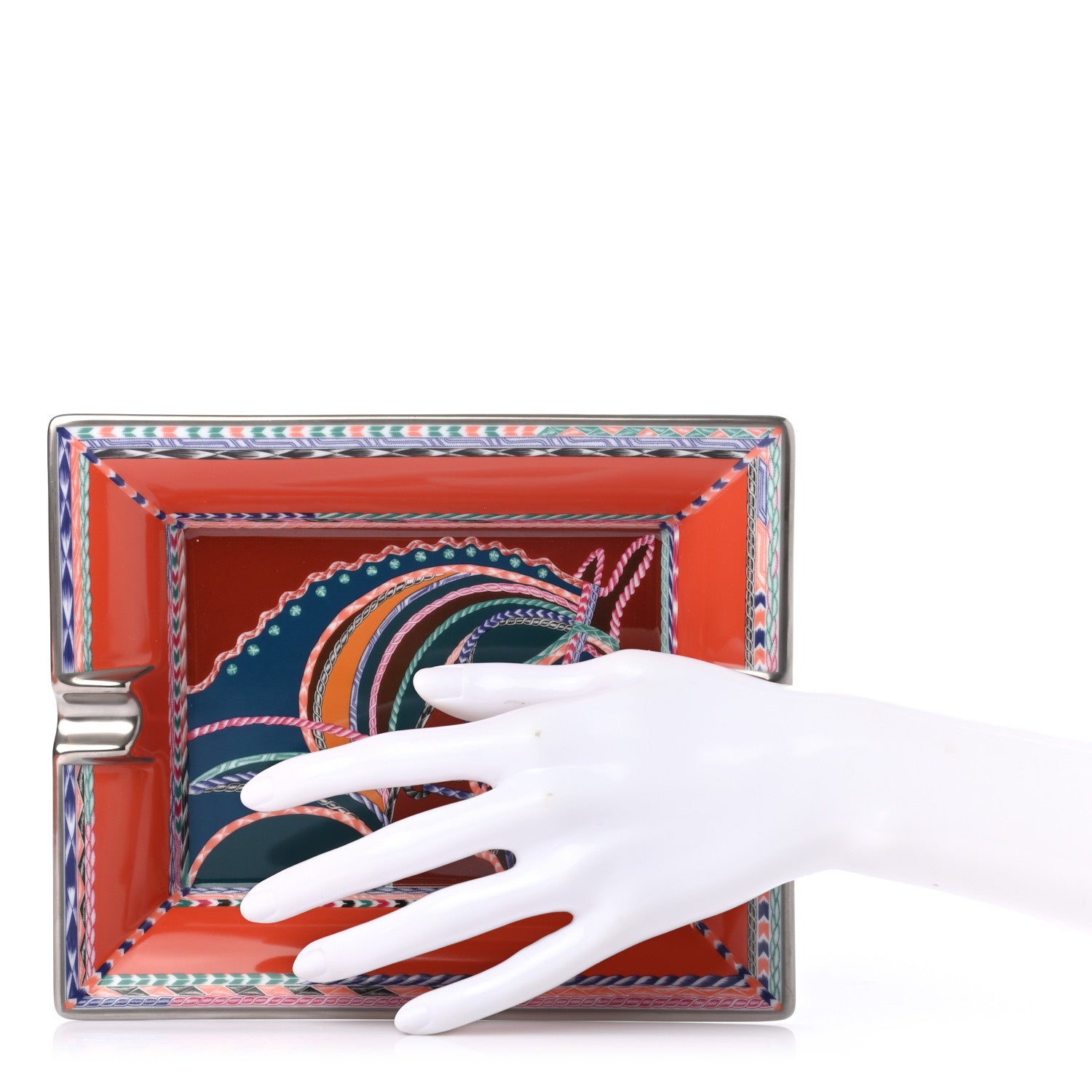 Hermes Porcelain Cendrier 2H Robe du Soir Ashtray 2 of 5