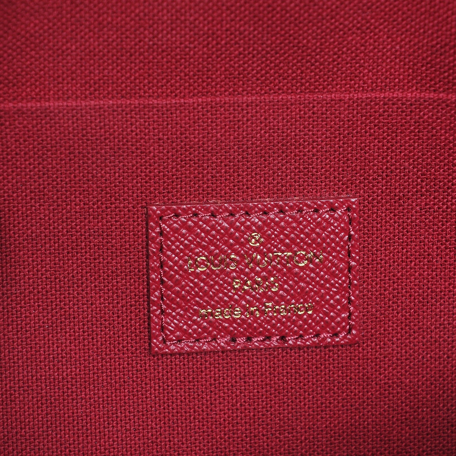 Louis Vuitton Monogram Pochette Felicie Chain Wallet Fuchsia 6 of 8