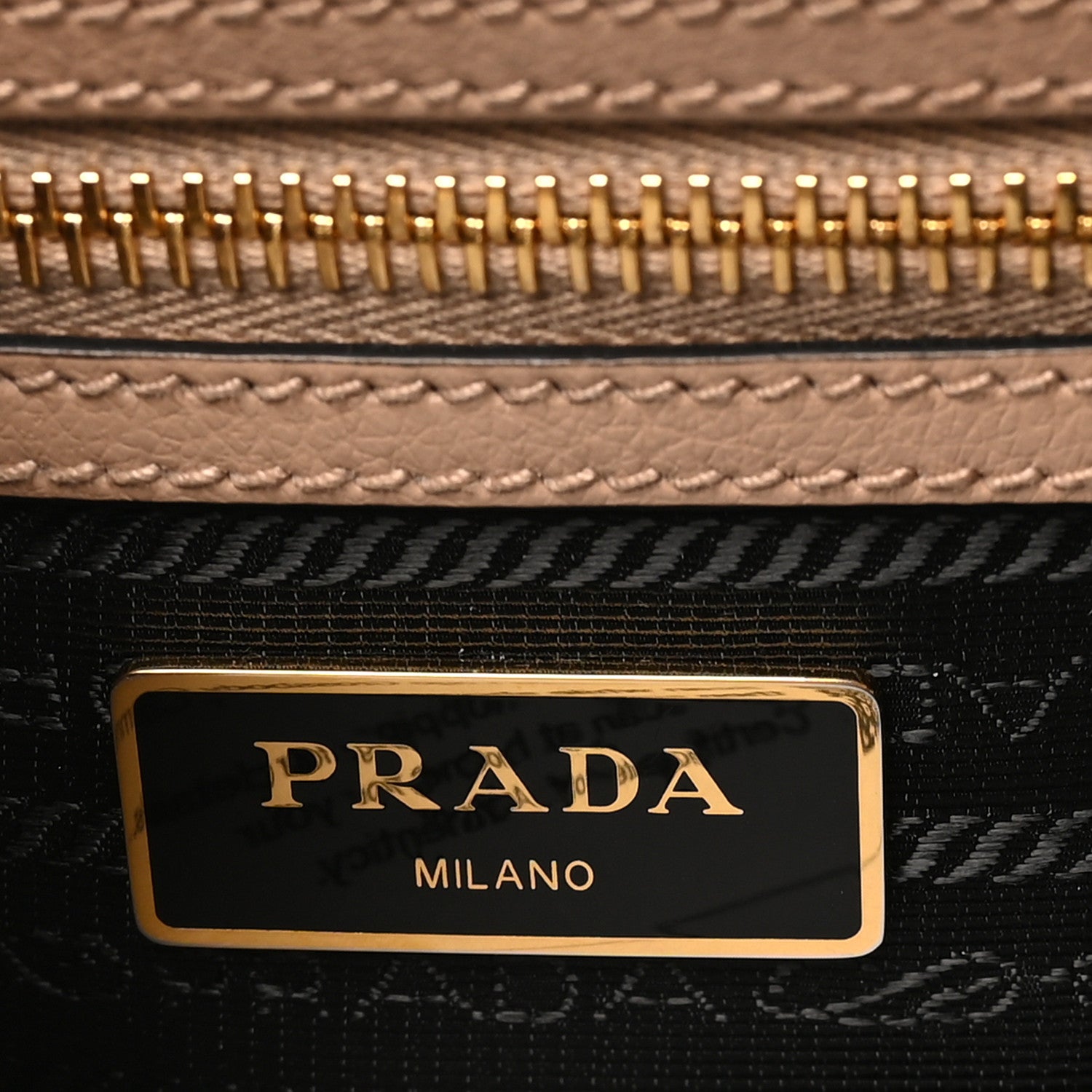 Prada Glace Calfskin Embossed Logo Crossbody Cammeo 6 of 9