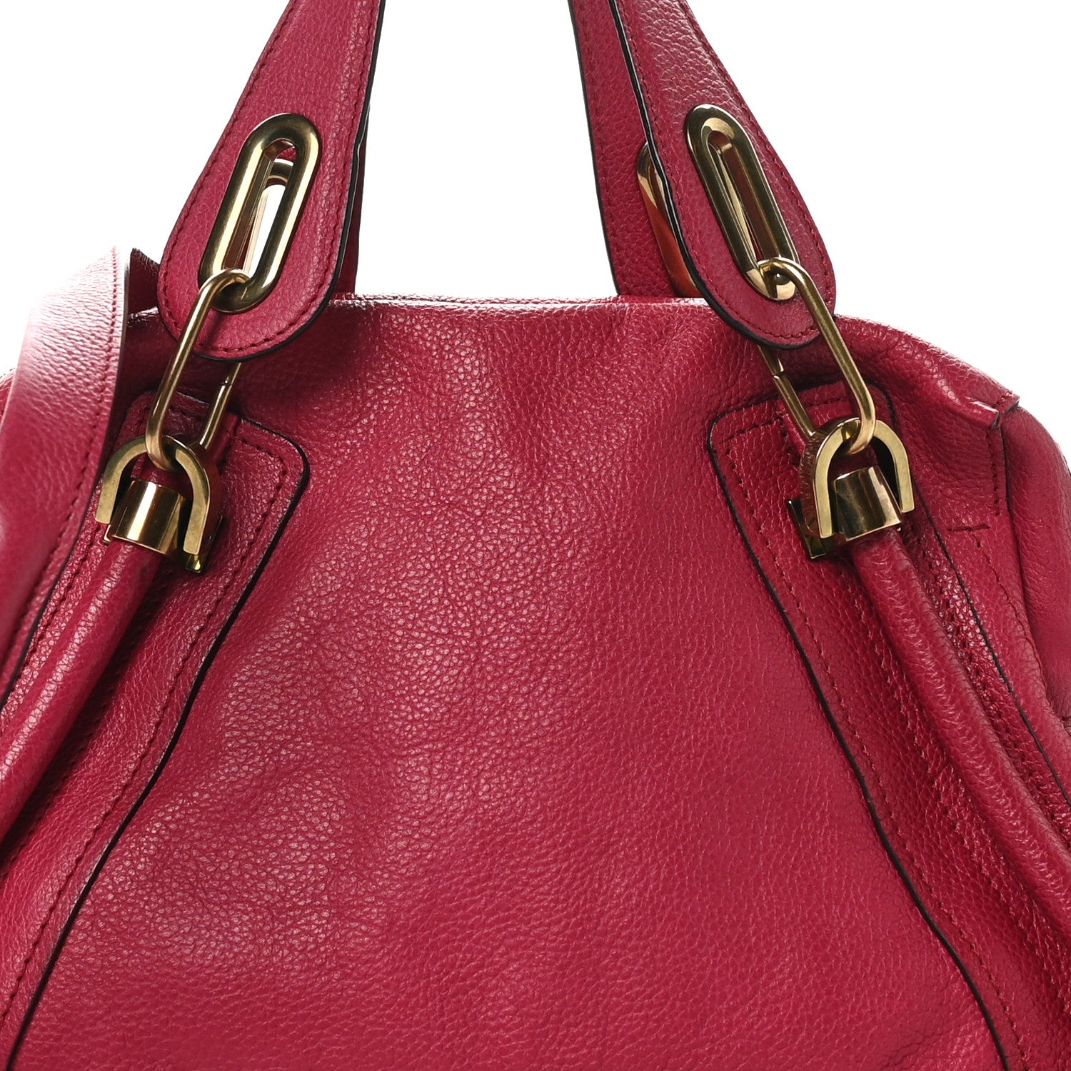 Chloe Calfskin Medium PARATY Cyclamen 7 of 9