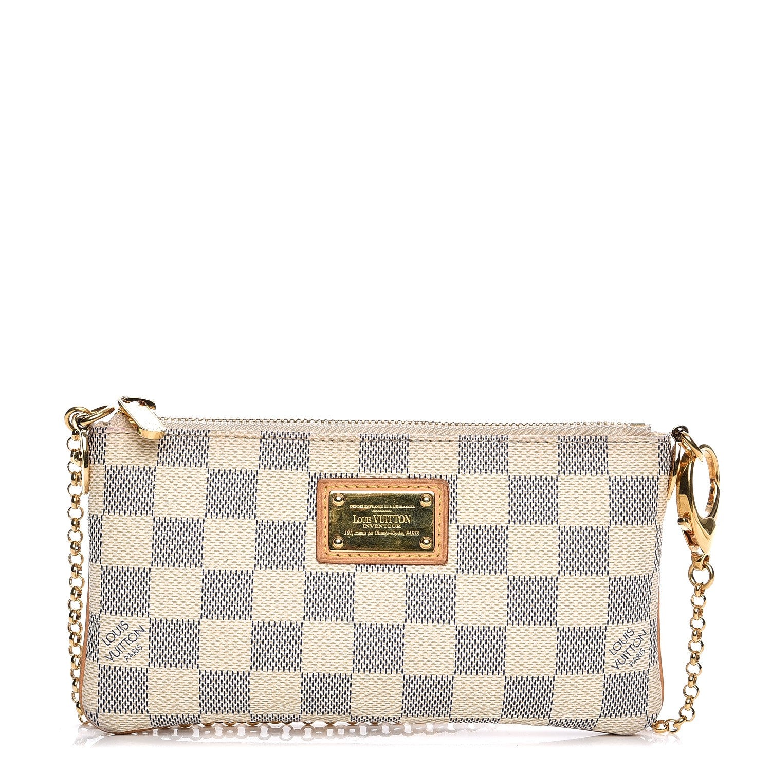 Louis Vuitton Damier Azur Pochette Milla MM 1 of 9