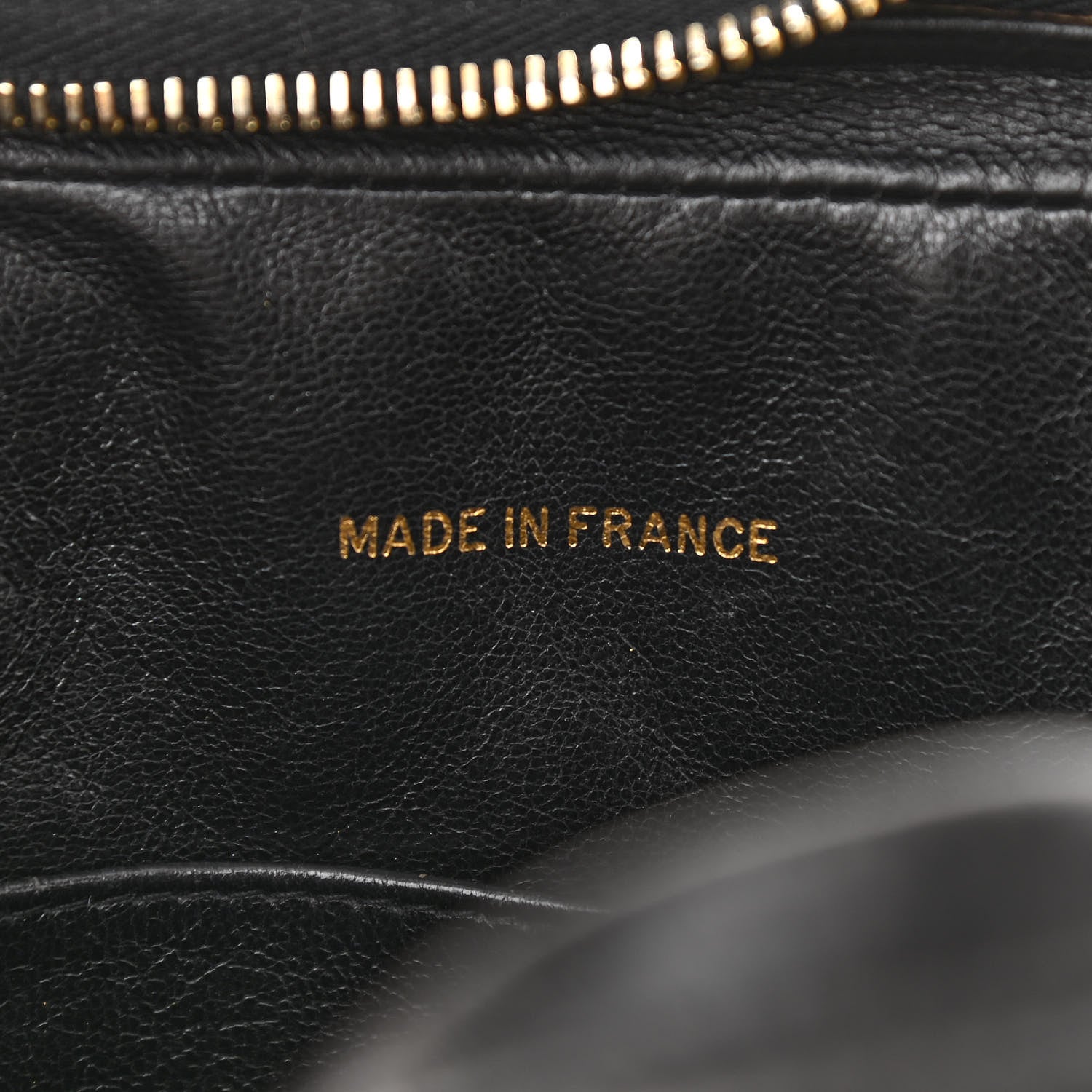 Chanel Lambskin Quilted Tassel Flap Camera Case Black 7 of 12