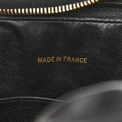 Chanel Lambskin Quilted Tassel Flap Camera Case Black 7 of 12