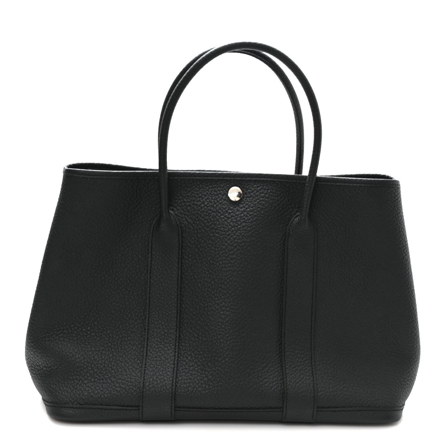 Hermes Negonda Garden Party Steeple Cadridge Tote 36 MM Black 1 of 9