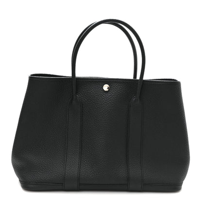 Hermes Negonda Garden Party Steeple Cadridge Tote 36 MM Black 1 of 9