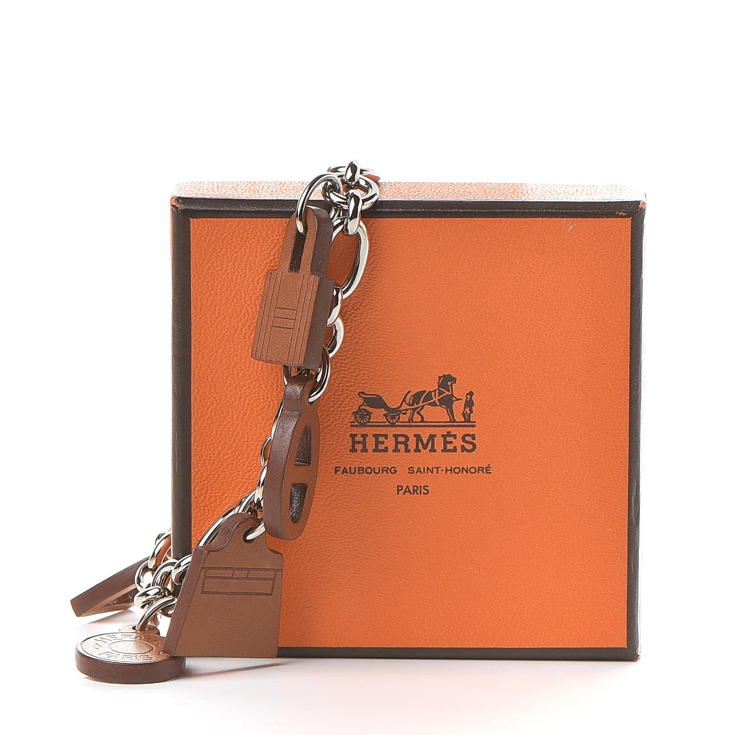 Hermes Barenia Breloque Olga Amulette Bag Charm Fauve 4 of 4
