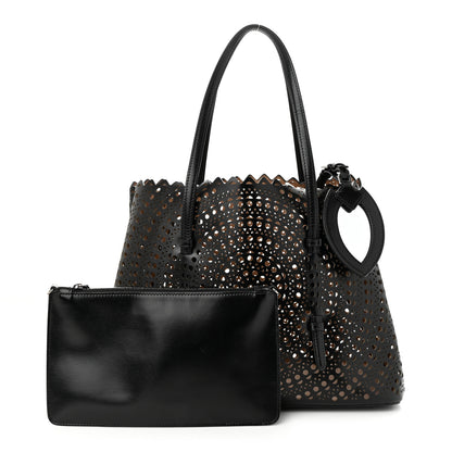 Alaia Lux Calfskin Vienne Mina 32 Bag Black 1 of 11