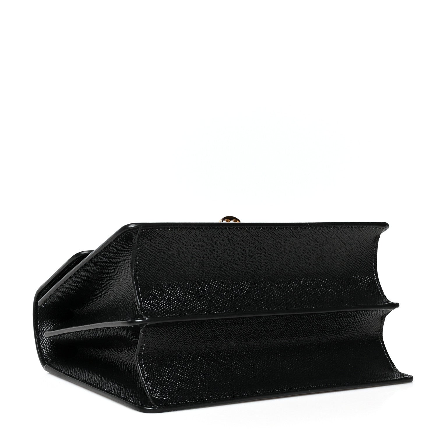 Dolce & Gabbana Grained Calfskin Floral Print Rosalia Shoulder Bag Black 4 of 10