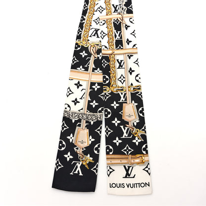 Louis Vuitton Silk Monogram Confidential Bandeau Black 2 of 3