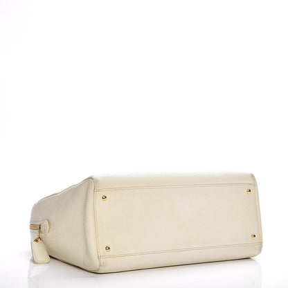 Chanel Caviar Large CC Shoulder Bag Ivory 4 of 21