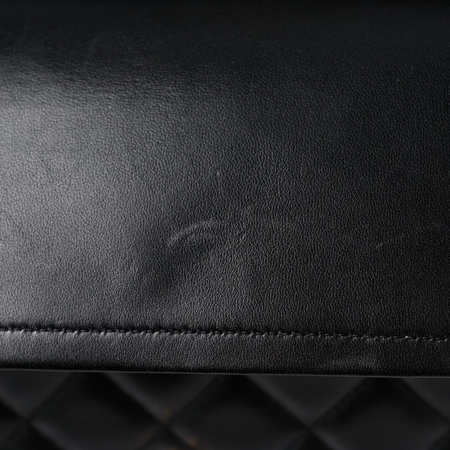 Chanel Lambskin Quilted Jumbo Double Flap Black 15 of 16