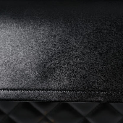 Chanel Lambskin Quilted Jumbo Double Flap Black 15 of 16