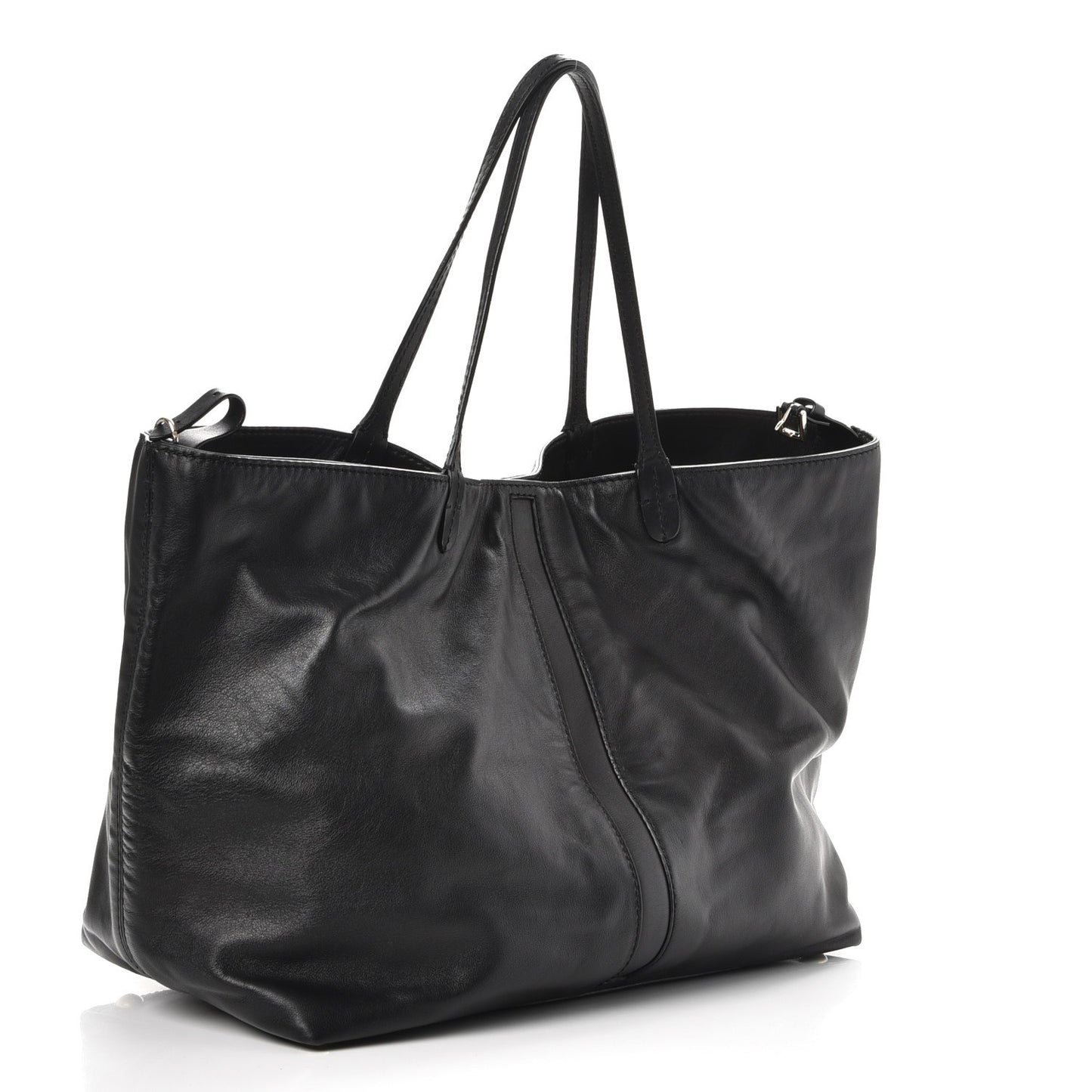 Grained Calfskin Va Va Voom Tote Black