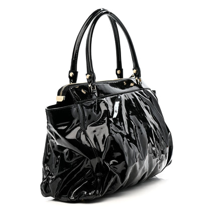 Gucci Patent D Gold Tote Black 3 of 12