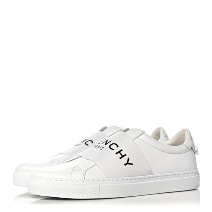 Givenchy Calfskin Band Logo Womens Urban Street Sneakers 37.5 White 3 of 11