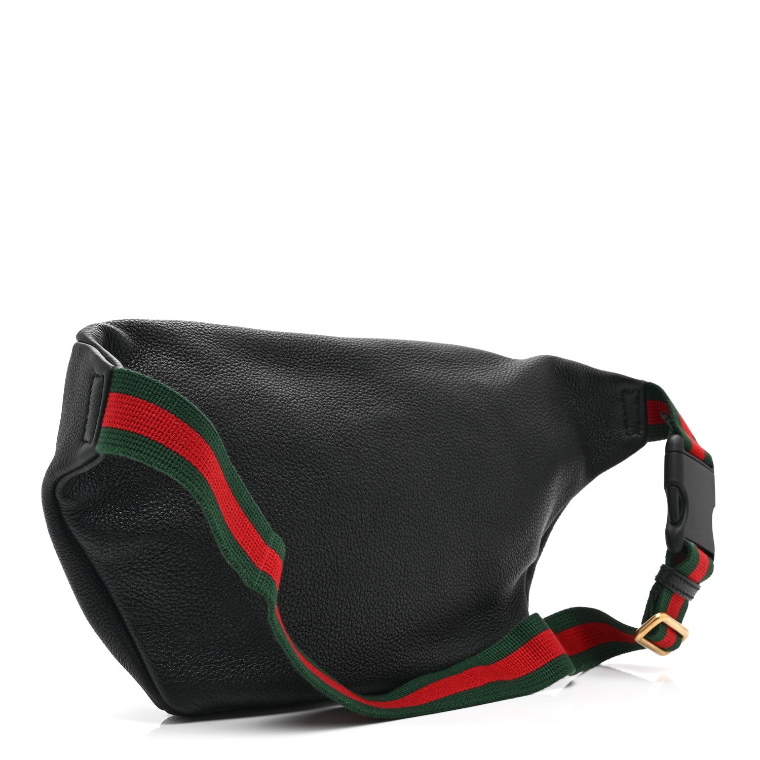 Gucci Grained Calfskin Logo Belt Bag Black 3 of 11