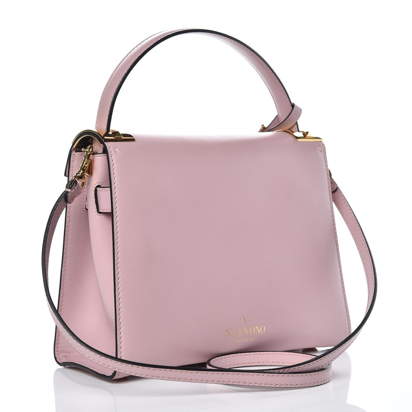 Vitello Small My Rockstud Frame Bag Poudre