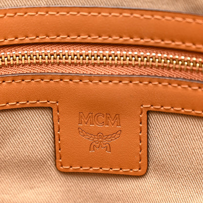 MCM Visetos Original Medium Pouch Cognac 6 of 14