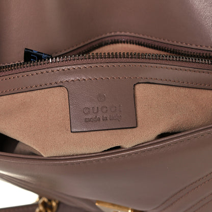 Gucci Calfskin Matelasse Small GG Marmont Shoulder Bag Porcelain Rose 6 of 11