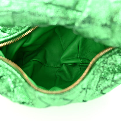 Bottega Veneta Metallic Nappa Intrecciato Mini Jodie Parakeet 5 of 10