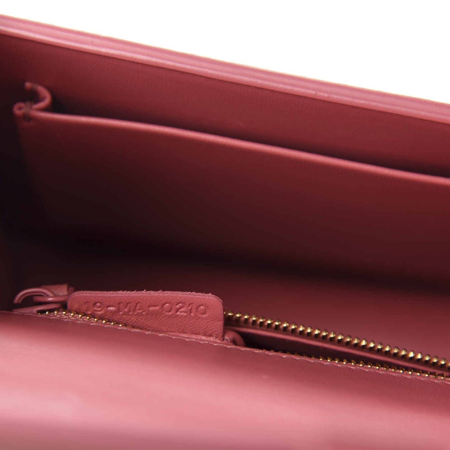 Ultra Matte Grained Calfskin 30 Montaigne Flap Bag Dusty Pink