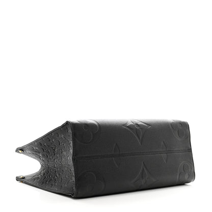 Louis Vuitton Empreinte Monogram Giant Onthego MM Black 4 of 10