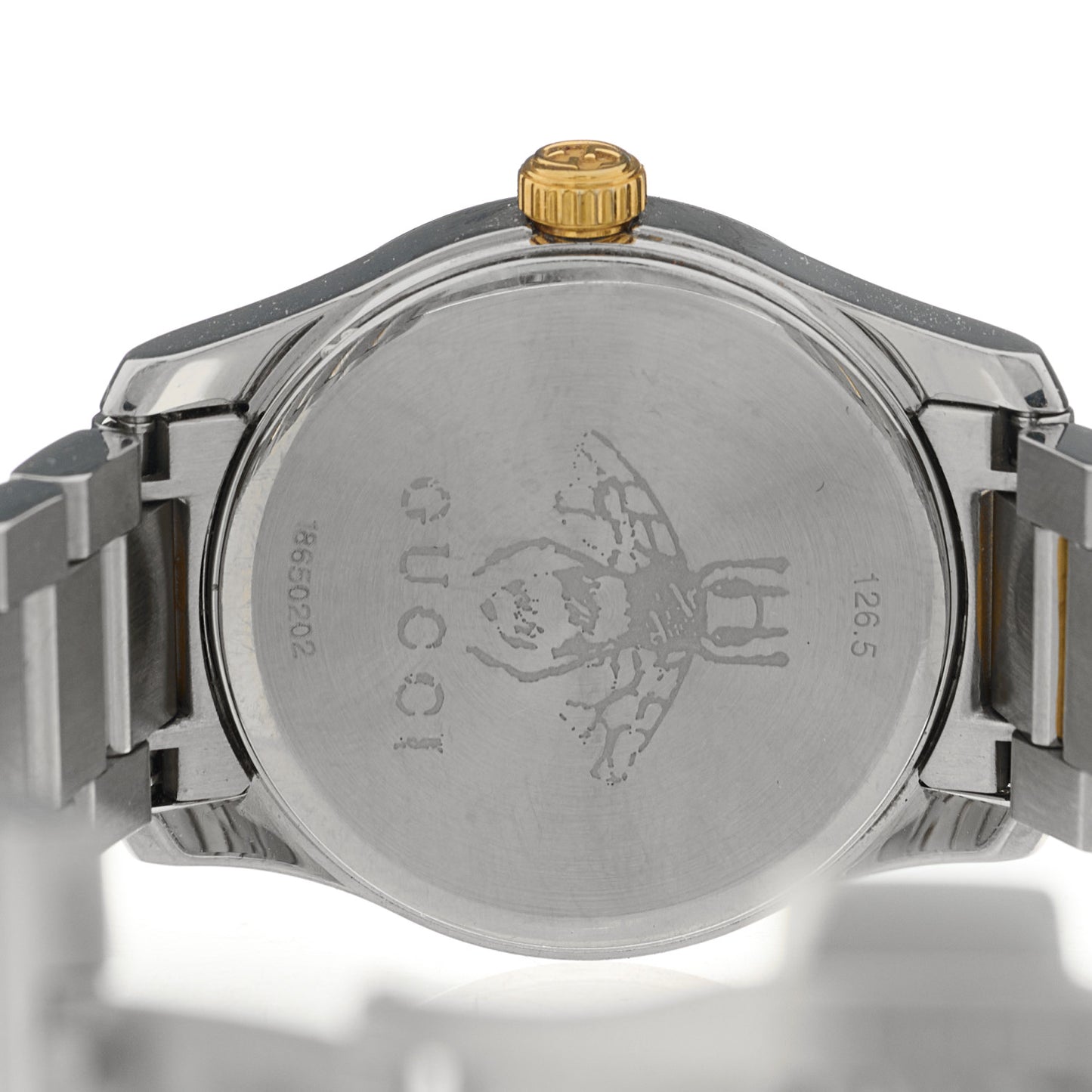Stainless Steel Diamond 27mm G-Timeless Two Tone Cat Quartz Watch
