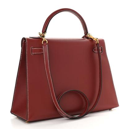 Hermes Chamonix Kelly Sellier 32 Rouge H 3 of 10