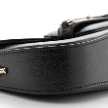 Gucci Demetra Small Horsebit 1955 Asymmetric Shoulder Bag Black 9 of 10