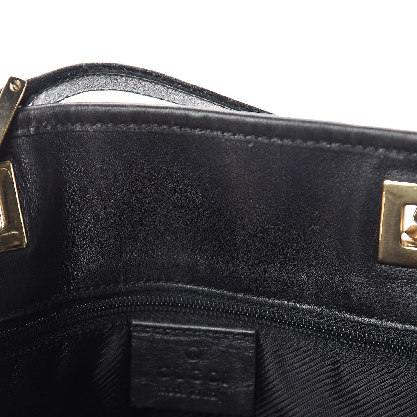 Monogram Small Bucket Tote Black