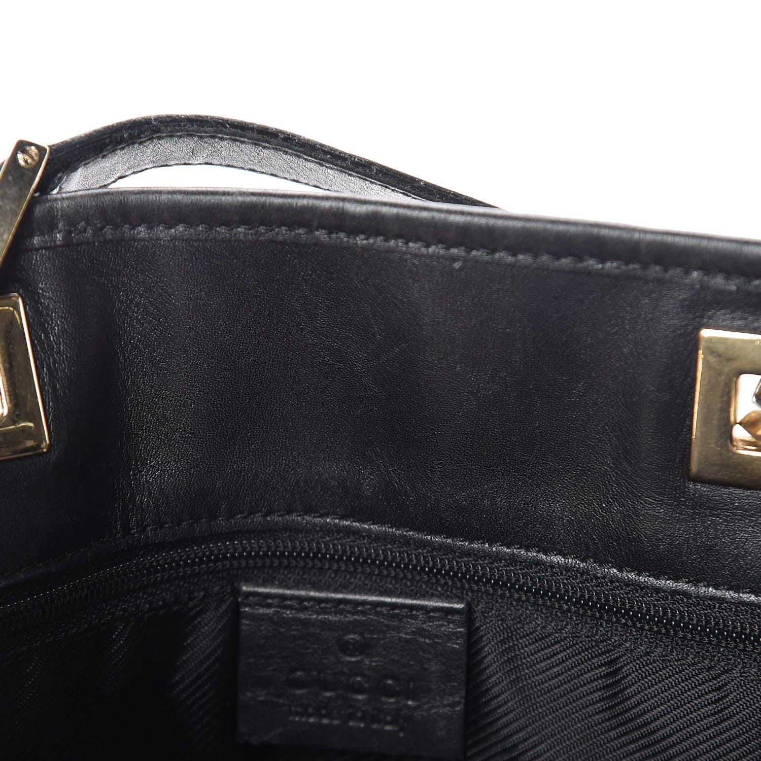 Gucci Monogram Small Bucket Tote Black 8 of 20