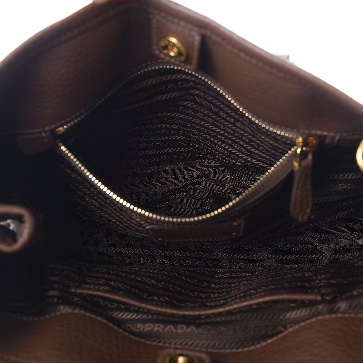 Prada Nylon Tessuto Vitello Daino Tote Corinto 7 of 10