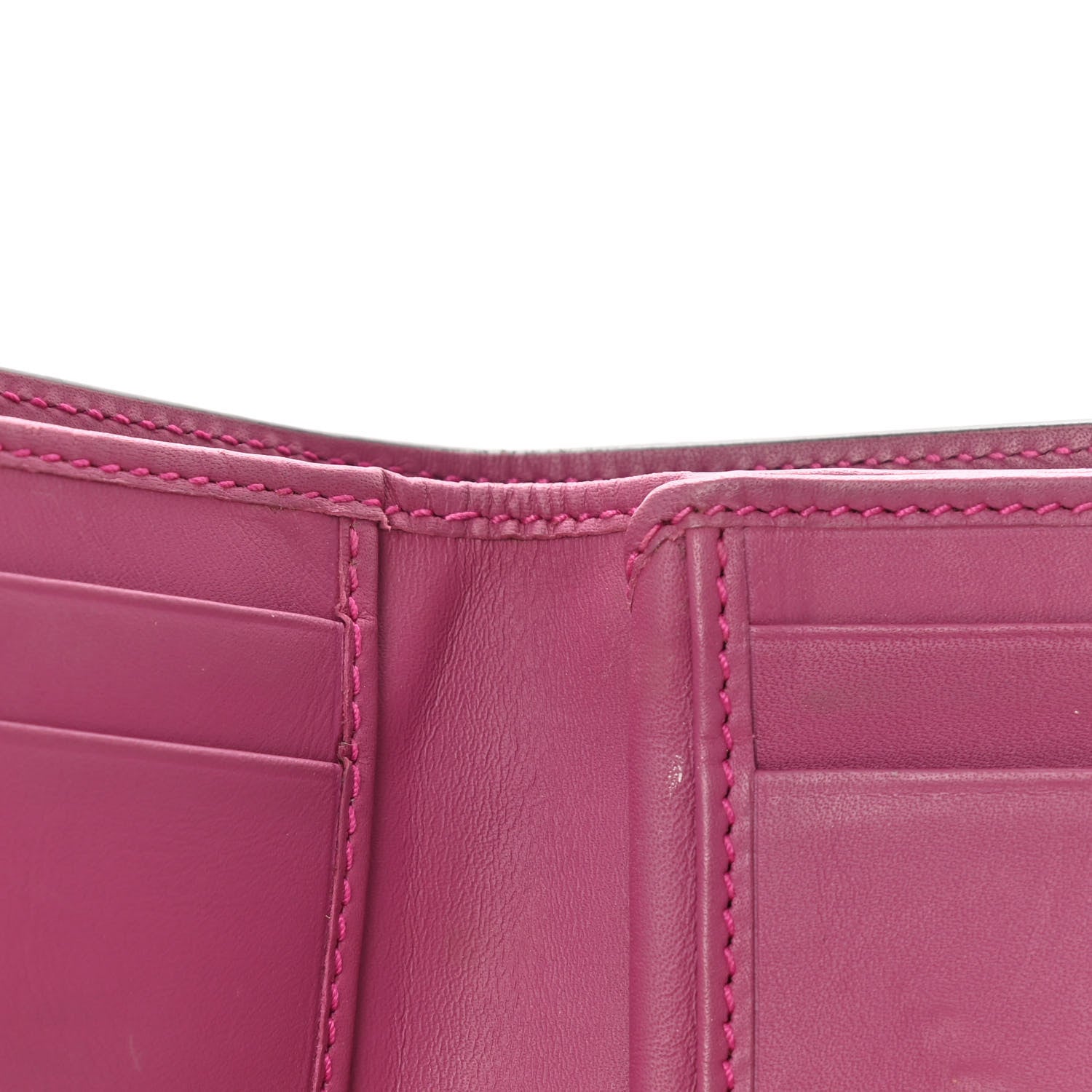 Gucci GG Supreme Monogram Calfskin Padlock Wallet Beige Hibiscus Red New Rosette 11 of 15