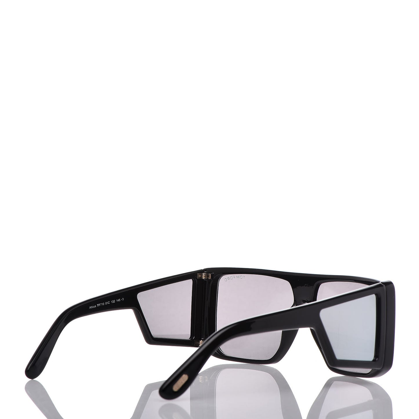 Square Atticus Sunglasses TF710 Black Smoke
