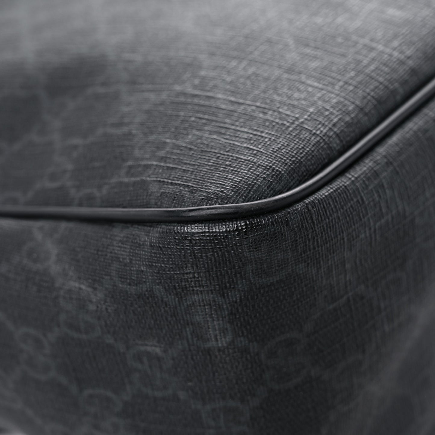 GG Plus Monogram Medium Flap Messenger Bag Black