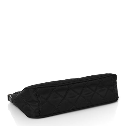 Prada Nylon Tessuto Impuntu Quilted Crossbody Bag Black 4 of 9