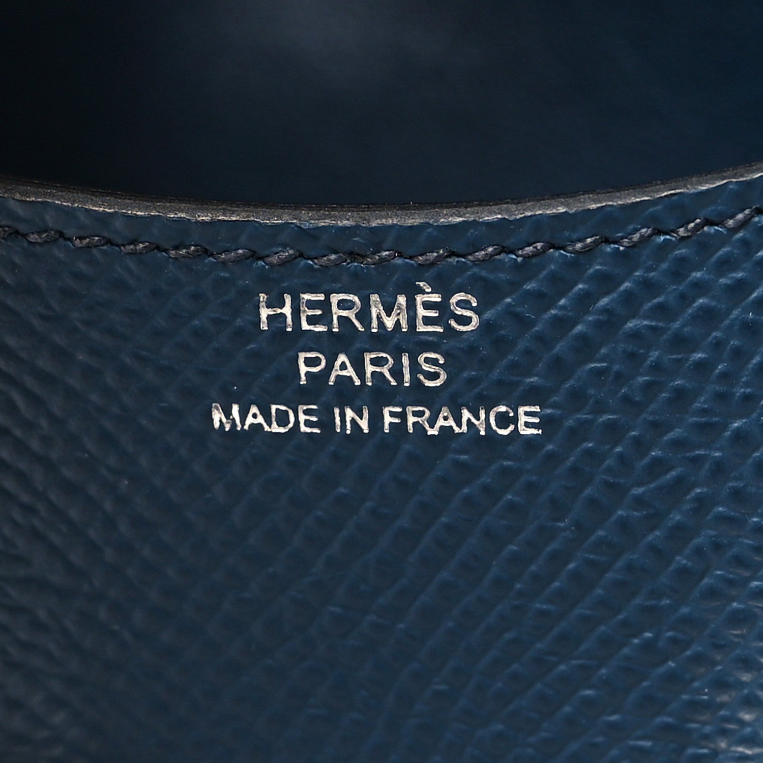 Hermes Epsom Enamel Constance Slim Wallet Blue De Prusse Blue Frida 8 of 10