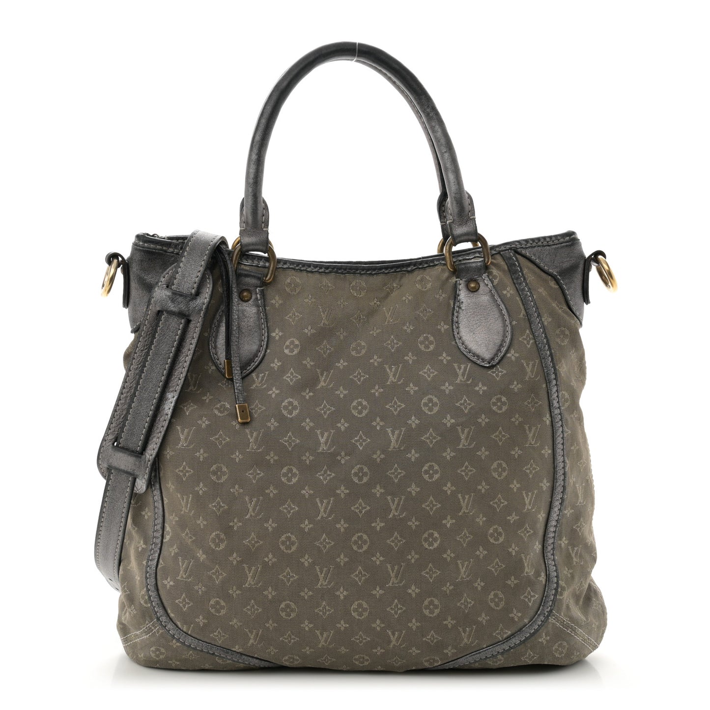 Mini Lin Monogram Besace Angele Platine