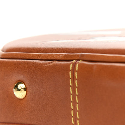 Louis Vuitton Calfskin Catogram Petite Boite Chapeau Tan 10 of 10