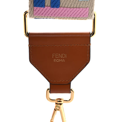 Fendi Canvas Calfskin FF 1974 Adjustable Strap You Multicolor Cuoio 3 of 6
